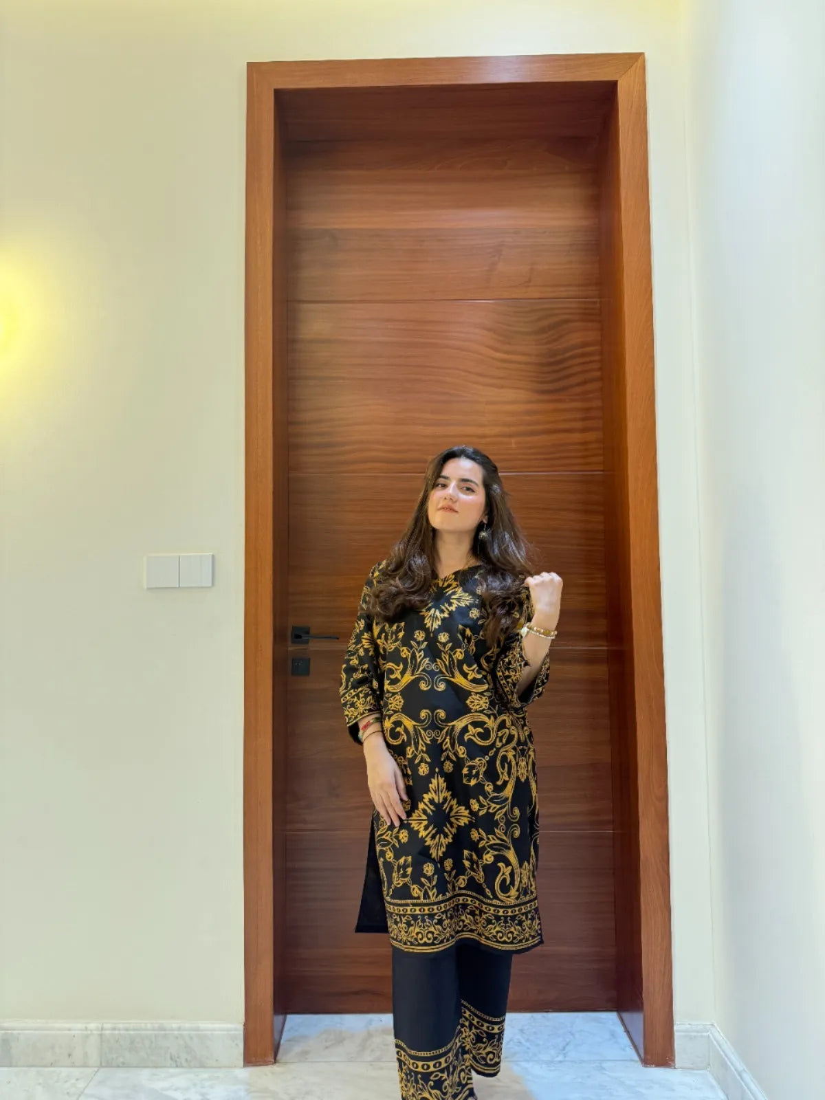 Aesthetic Printed 2pc Dress