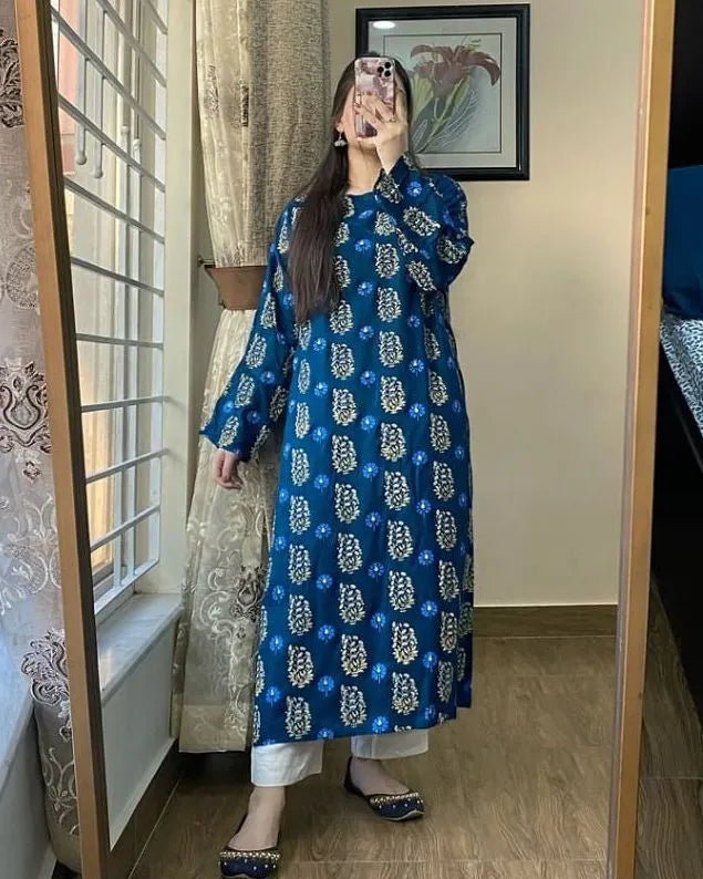 Stitched Long Kurti 2pc dress